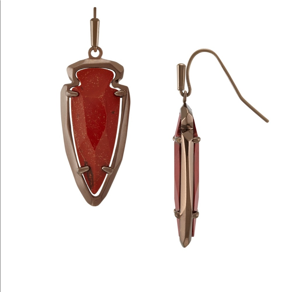 Kendra Scott Katelyn Arrowhead in Red Jasper